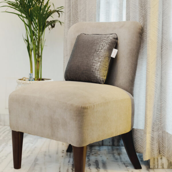 Memory Foam Square Cushion with Outer Cover for Sofa, Bed & Car (14x14) - GREY